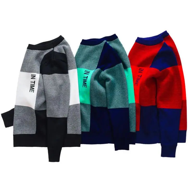 Wally Boy's Round Collar Sweater