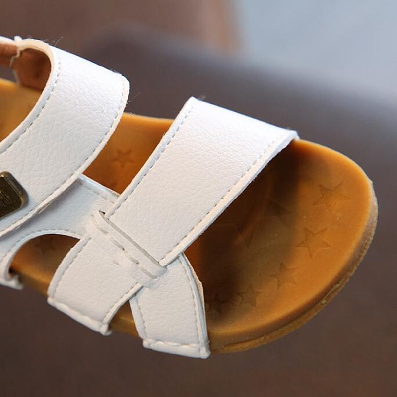 Sandals Boys Stitching Simple Soft Bottom Shoes