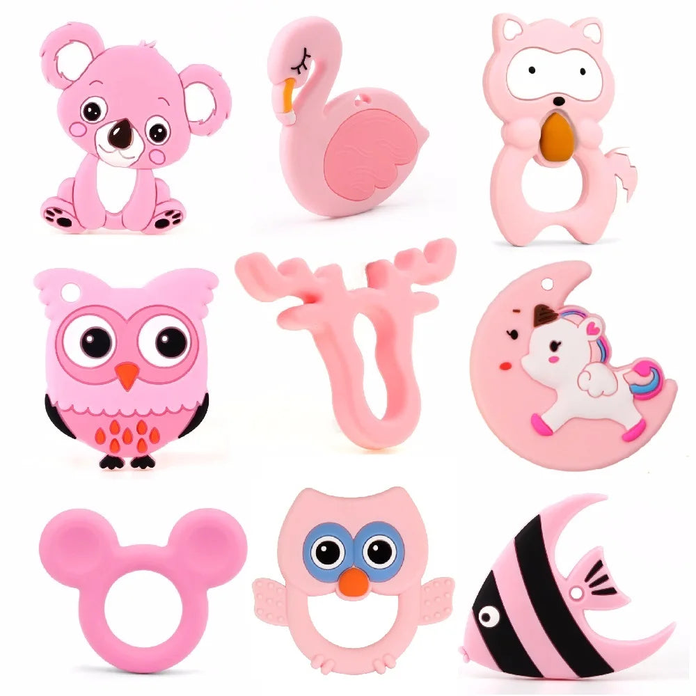 1pc BPA Free Silicone Teethers Food Grade Silicone Beads DIY Teething