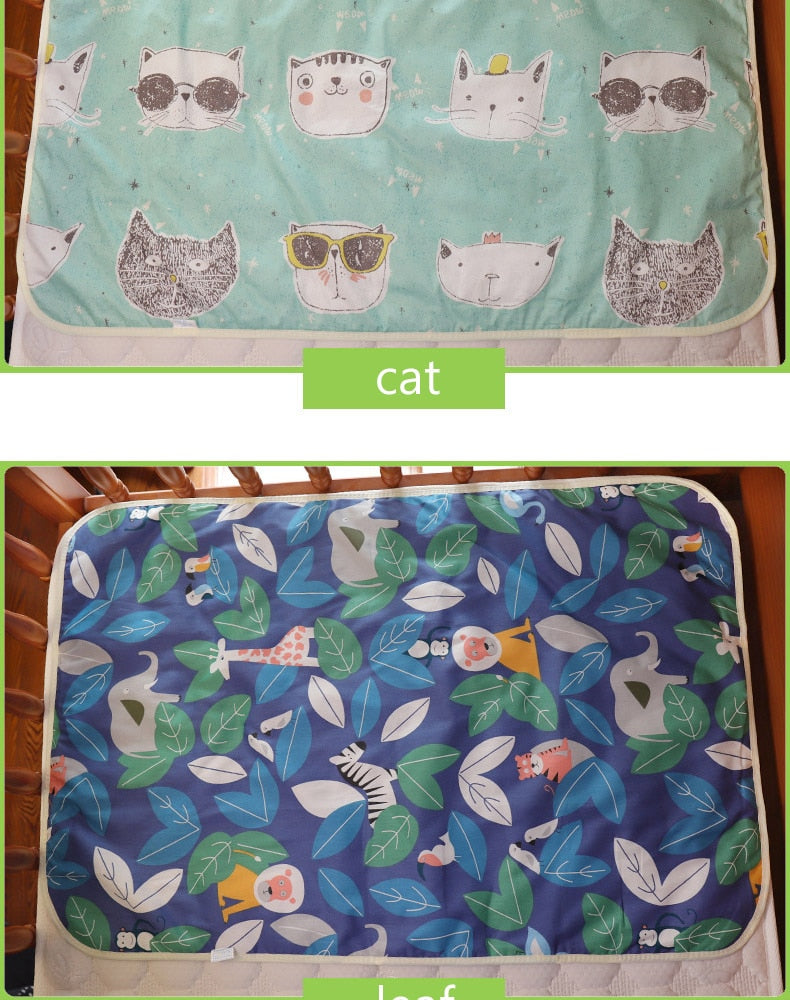 Changing Pads Covers Reusable Diapers Mattress Cotton Waterproof