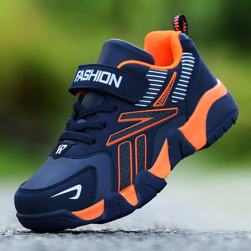 Boys Sneakers Casual for Children Sneakers Girls Shoes Leather - GuGuTon