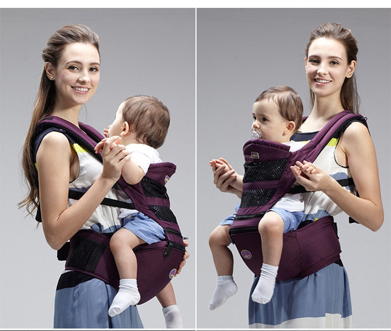 Baby Carrier Infant Kid Hip Seat Kangaroo Sling Front Facing Backpack - GuGuTon
