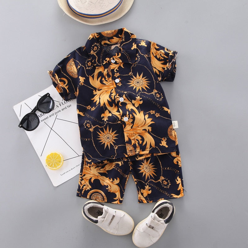 Kamila Children Fashion Clothing Baby Cartoon Two Piece Set - GuGuTon