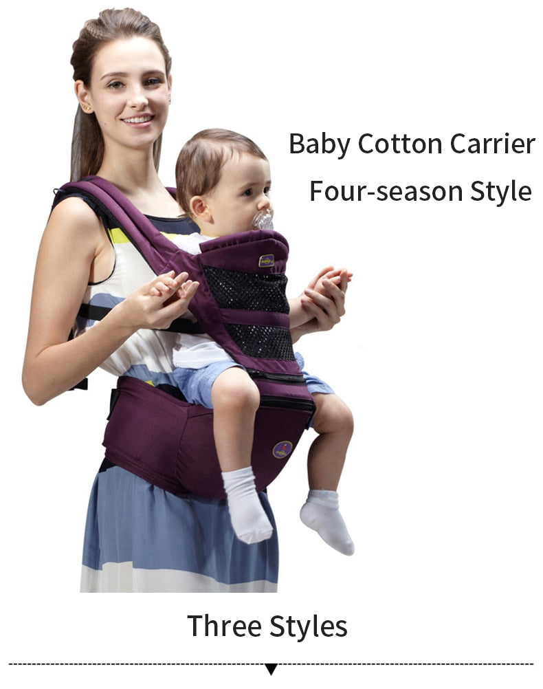 Baby Carrier Infant Kid Hip Seat Kangaroo Sling Front Facing Backpack - GuGuTon