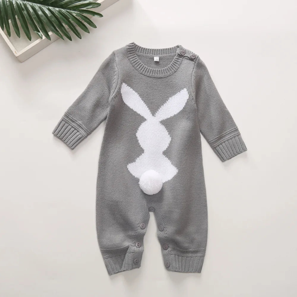 Manuel Baby Girl Baby Summer Jumpsuits bunny print