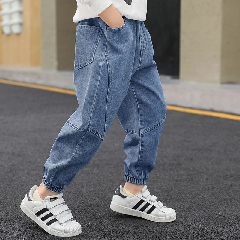 Luyyi Casual For Boy Denim Cotton Autumn Winter Elastic