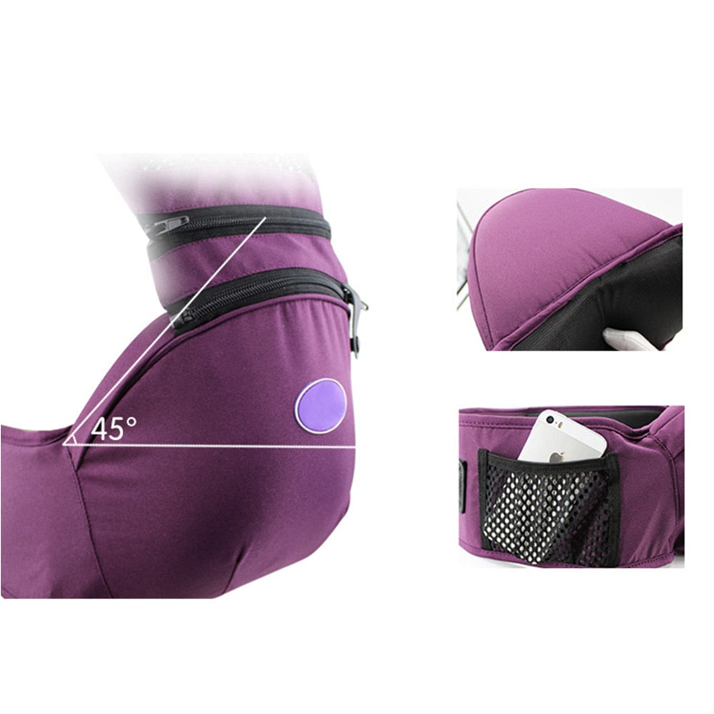 Baby Carrier Infant Kid Hip Seat Kangaroo Sling Front Facing Backpack - GuGuTon
