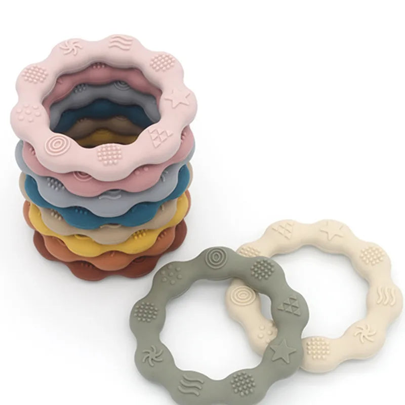Baby Teether Health Care Molar Toy Tactile Cognition Food Grade Silicone