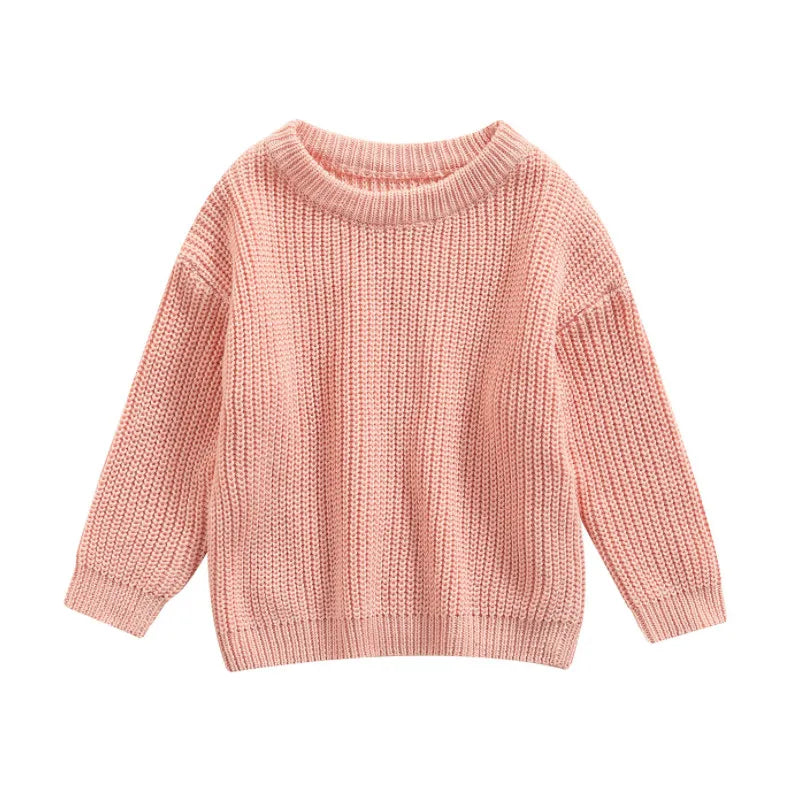 Braulio Solid Color O-neck Sweater