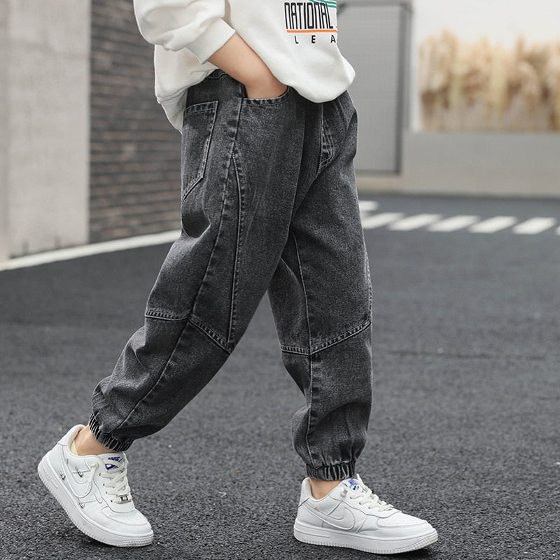 Luyyi Casual For Boy Denim Cotton Autumn Winter Elastic
