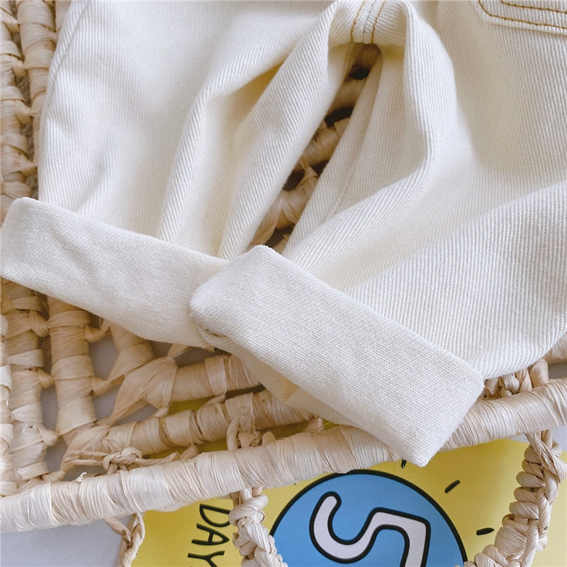 Yampi Jeans Baby Clothes Baby Boy Clothes High Waist Solid