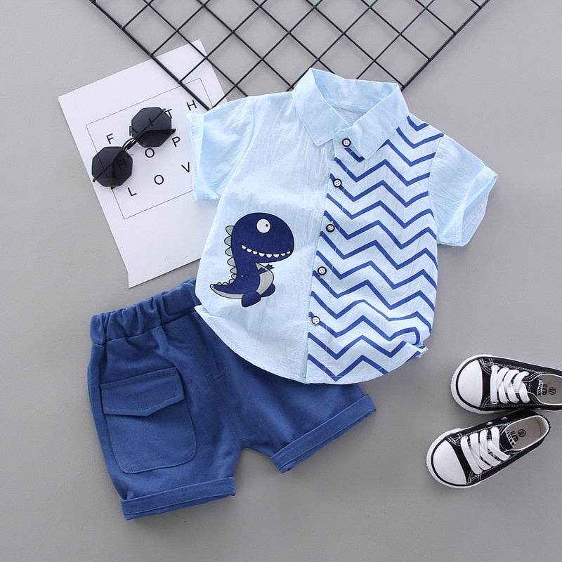 Kamila Children Fashion Clothing Baby Cartoon Two Piece Set - GuGuTon