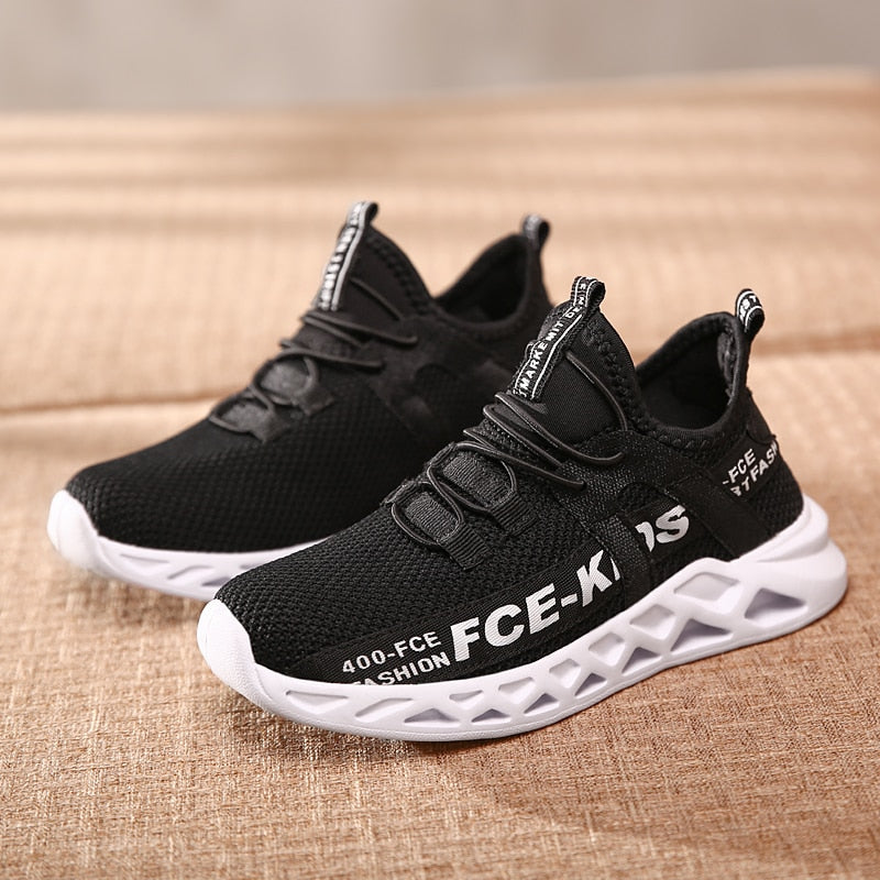 Boys Children Running Sneakers Breathable Lightweight Leisure Shoes - GuGuTon