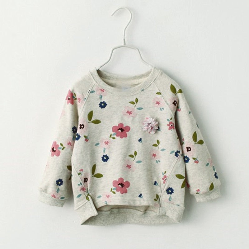 Manuela Sweater Girls Long-Sleeved Autumn And Winter flower