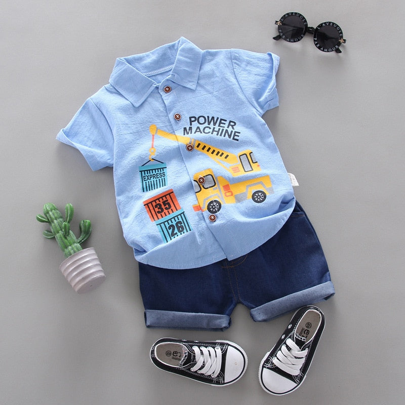 Kamila Children Fashion Clothing Baby Cartoon Two Piece Set - GuGuTon