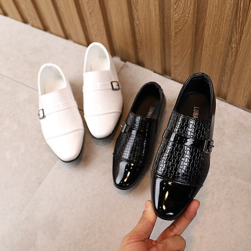 Children Leather Shoes For Boys Toddlers Kids