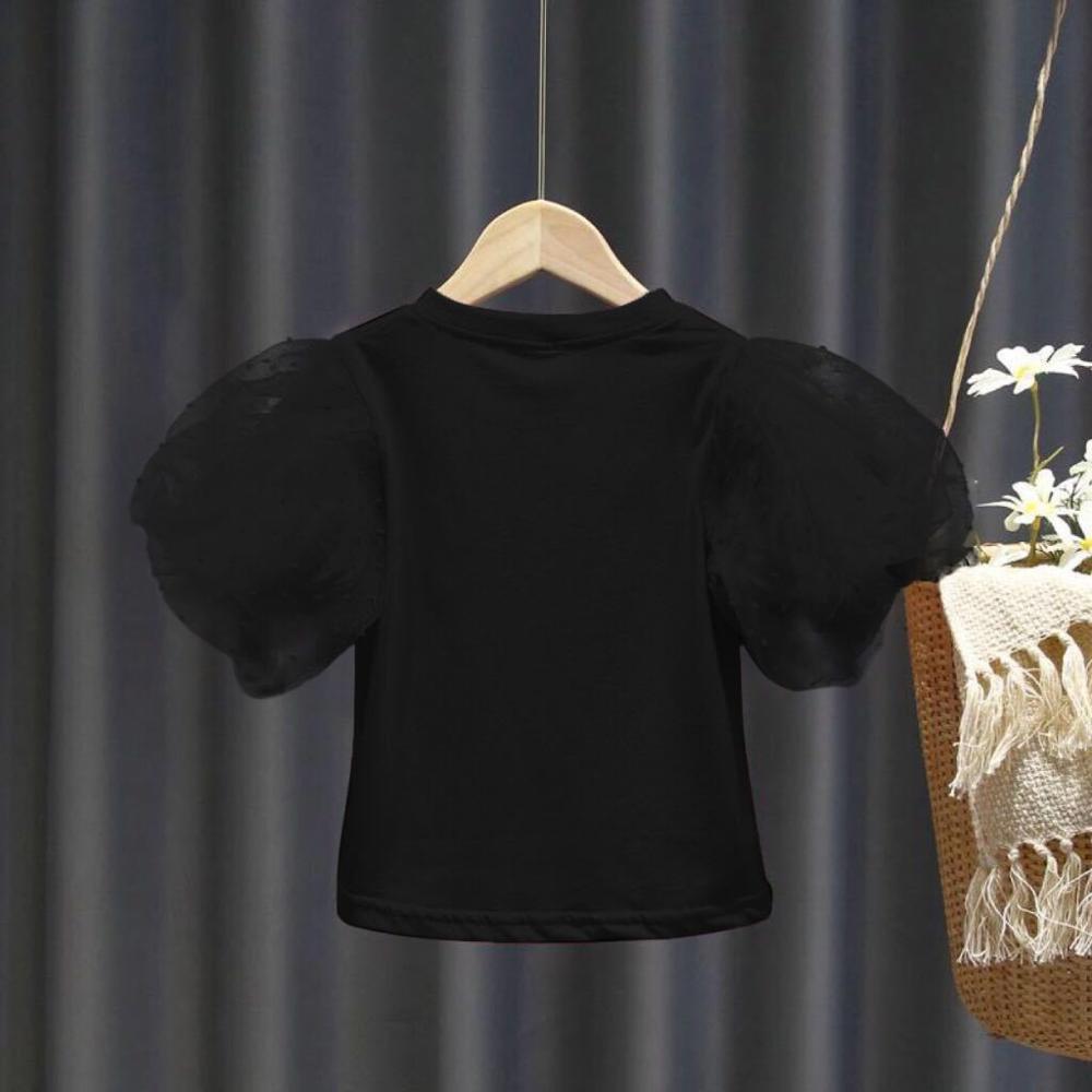 Rubí Fashion Summer Baby Girl T-Shirt Pincess Solid