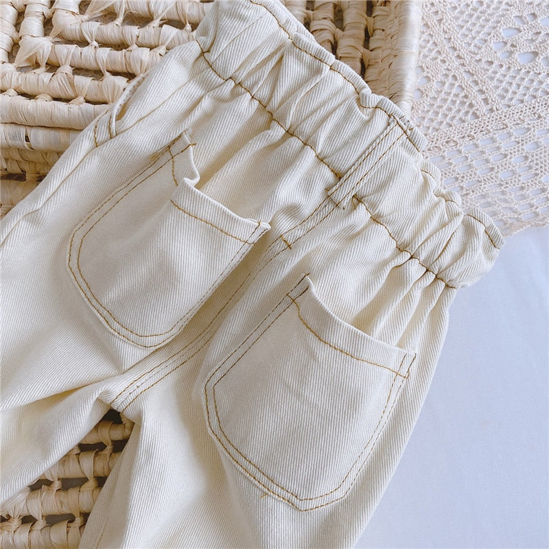 Yampi Jeans Baby Clothes Baby Boy Clothes High Waist Solid