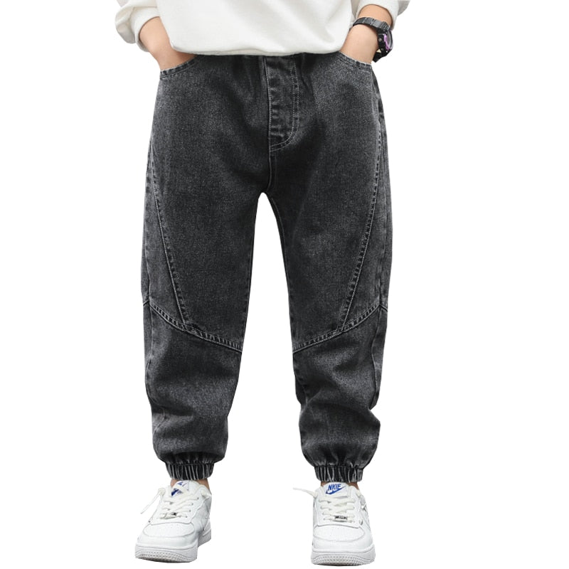 Luyyi Casual For Boy Denim Cotton Autumn Winter Elastic