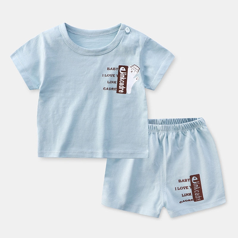 Kiyan Brand Designer Toddler Boys Clothes Short Sets - GuGuTon