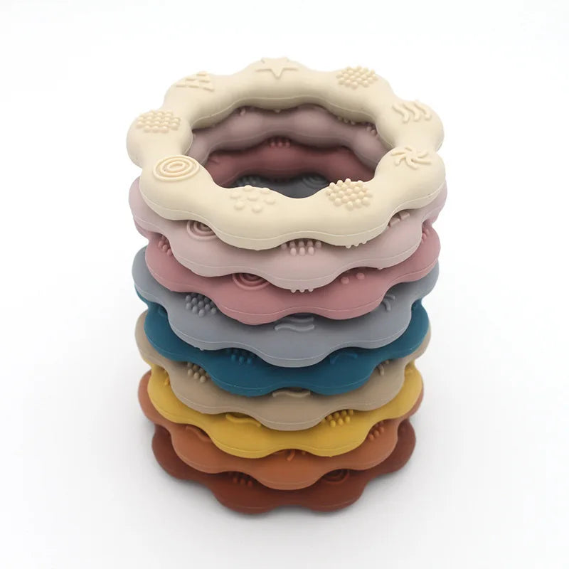 Baby Teether Health Care Molar Toy Tactile Cognition Food Grade Silicone
