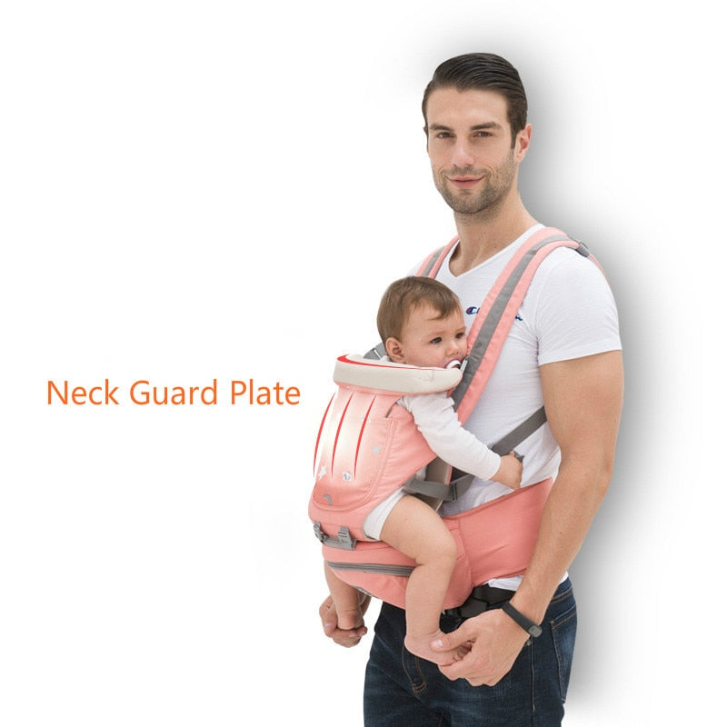Breathable Baby Carrier Infant Baby Facing Kangaroo Baby Wrap Sling - GuGuTon