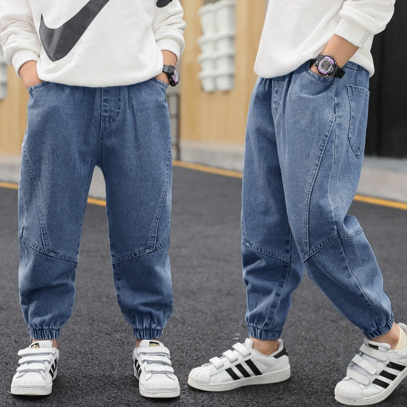 Luyyi Casual For Boy Denim Cotton Autumn Winter Elastic