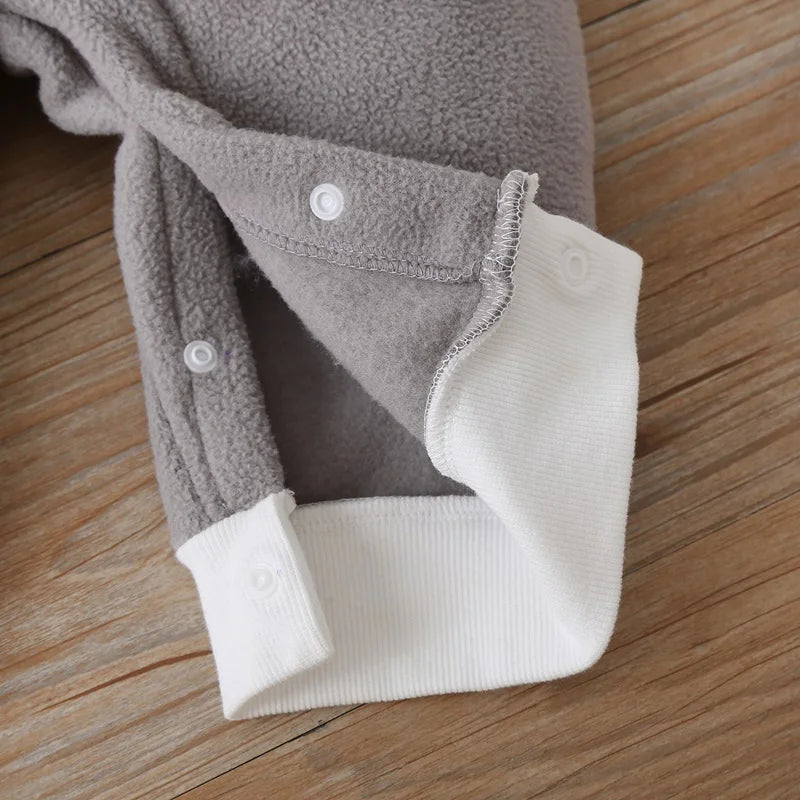 Bairon Baby Boy Winter Clothes Koala Long Sleeve Romper+hat Warm