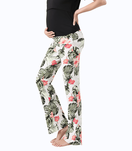 Bianca Below Bump Maternity Postpartum Pajama Pants (Floral)