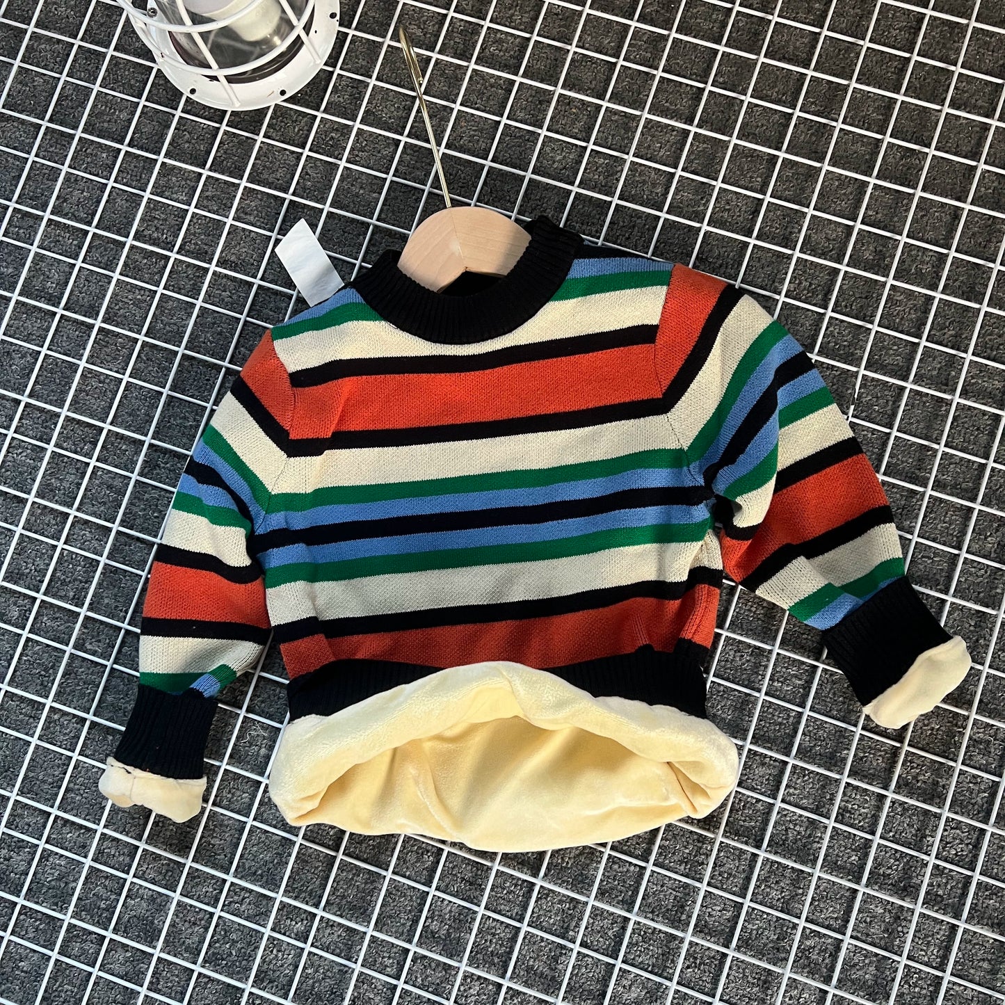 Jeison Children's Striped Cotton Sweater