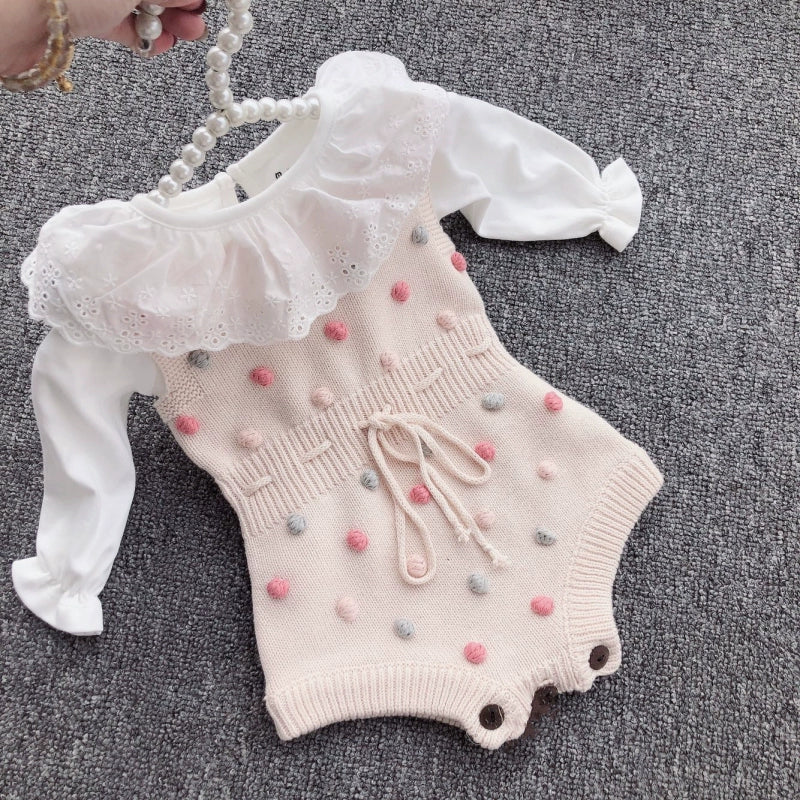 Matilde Pure Cotton Rompers Winter Knitted