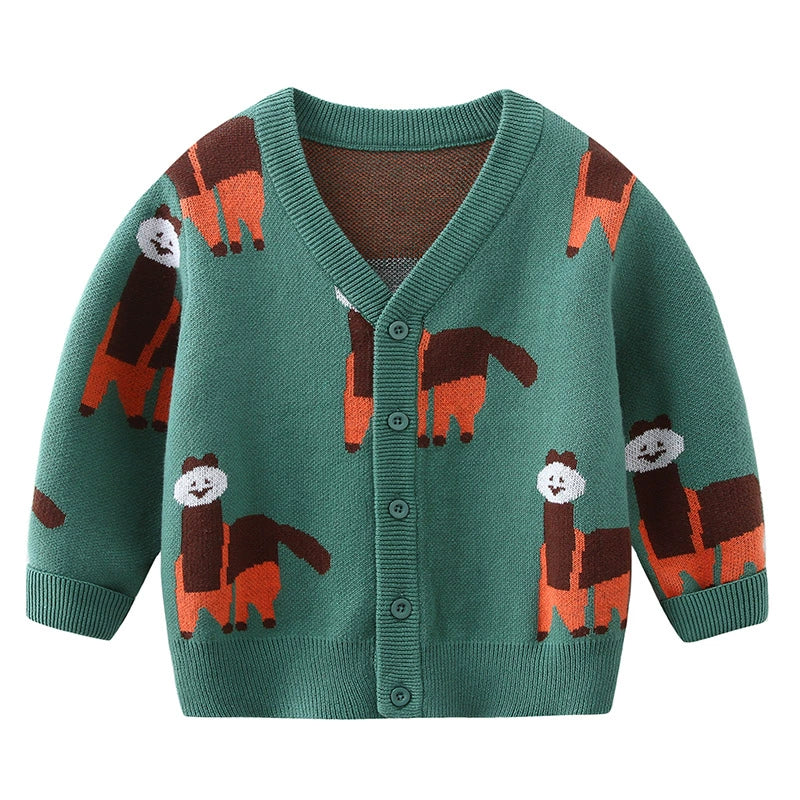 Roman Cotton Coat Casual Sweater