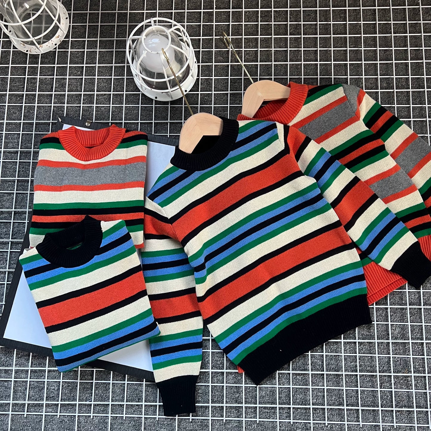 Jeison Children's Striped Cotton Sweater