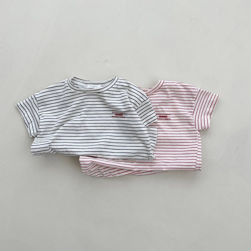 Marcelo Striped Half Sleeve Tees