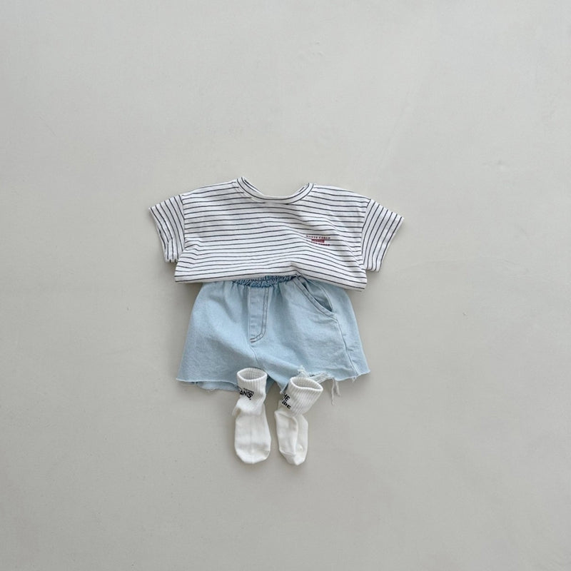 Marcelo Striped Half Sleeve Tees