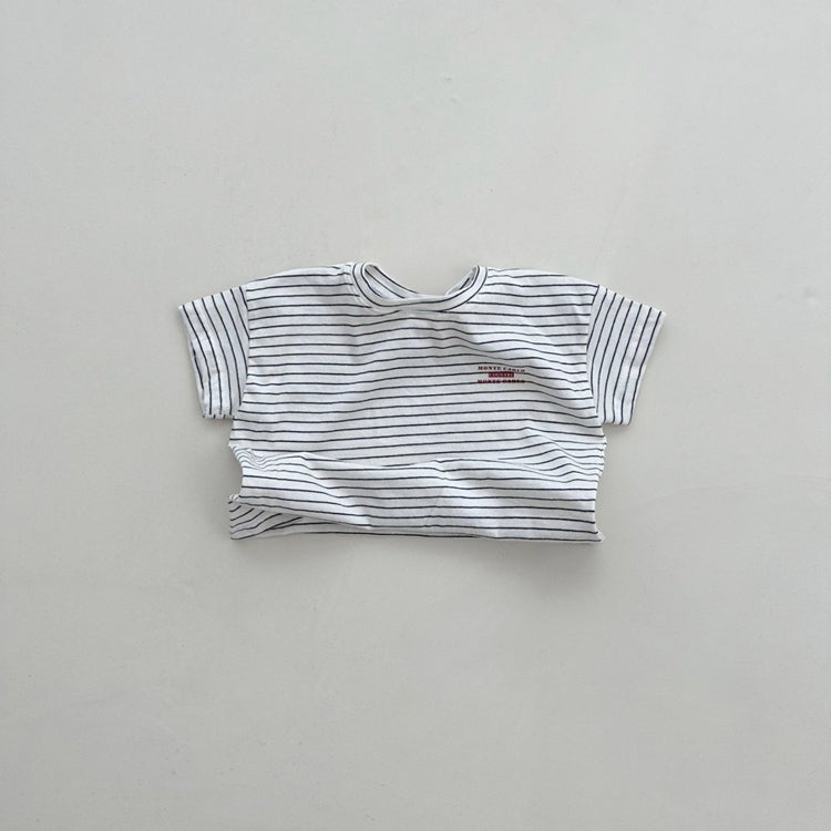 Marcelo Striped Half Sleeve Tees