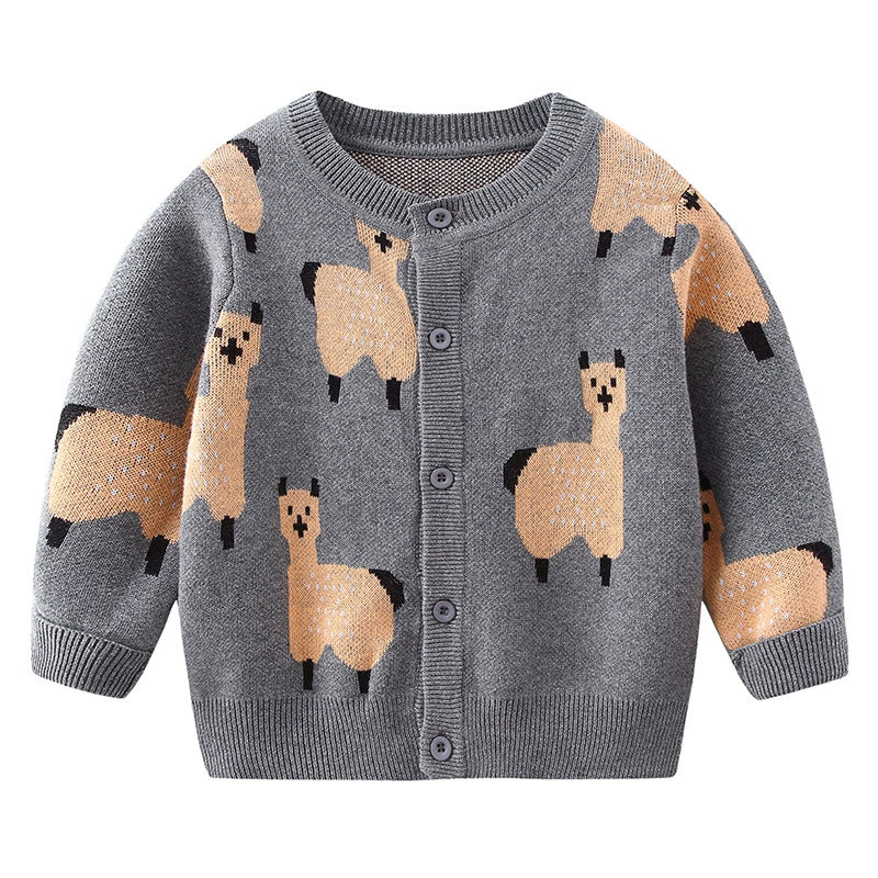 Roman Cotton Coat Casual Sweater