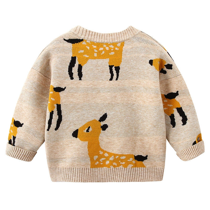 Roman Cotton Coat Casual Sweater