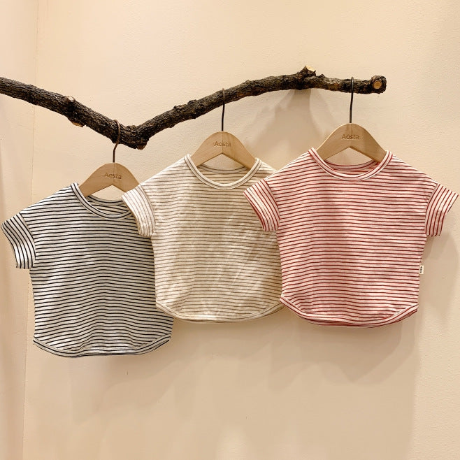 Tony All-Matching Casual Short-Sleeved Tees