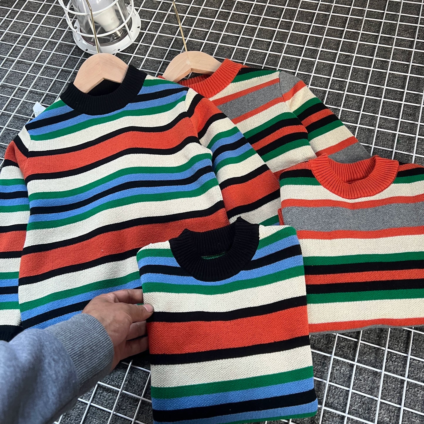 Jeison Children's Striped Cotton Sweater