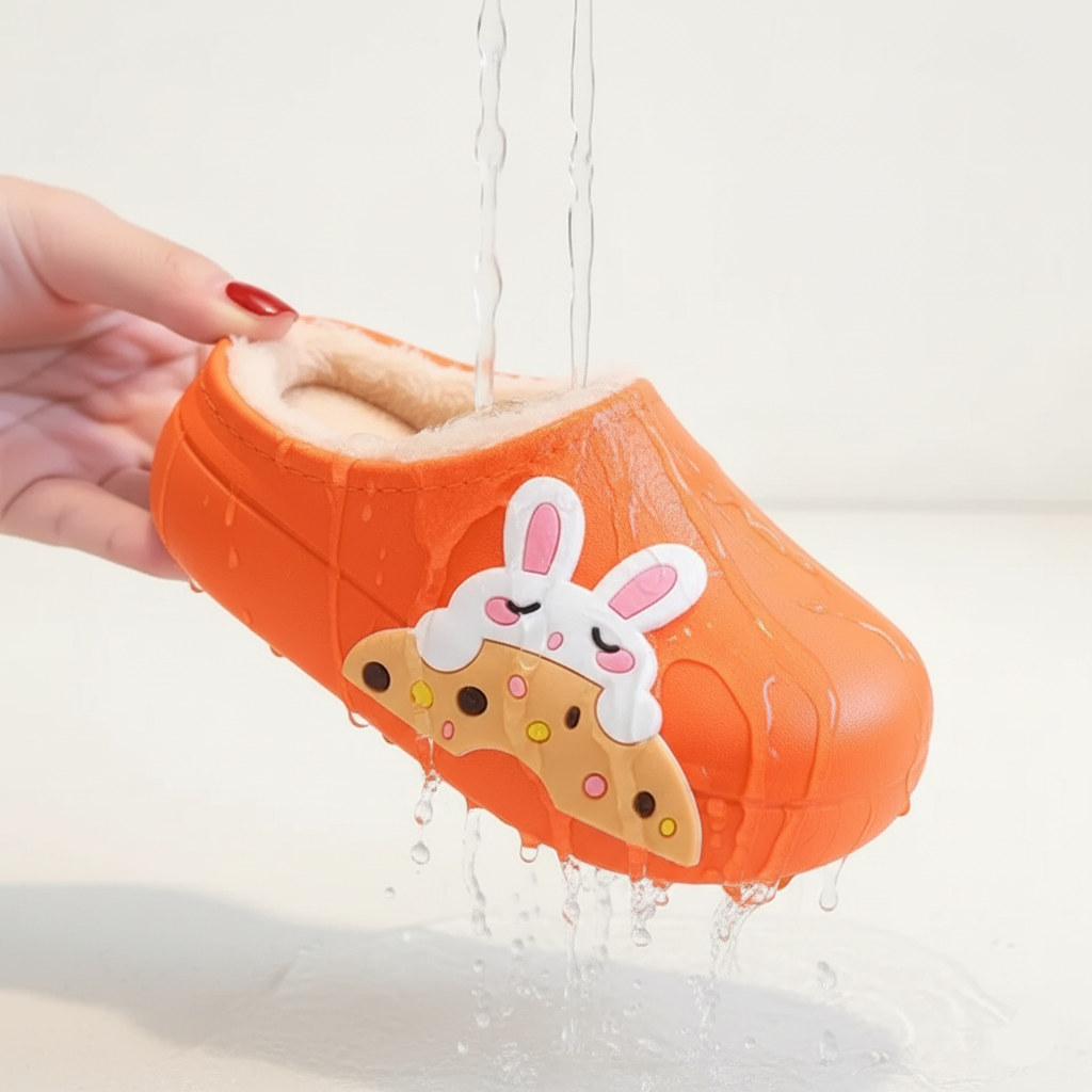 Plush Warm Waterproof Slippers Ages 2 to Adults