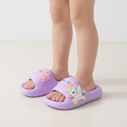 Unicorn Rainbow Slippers Ultra Soft EVA Ages 0-3 Years