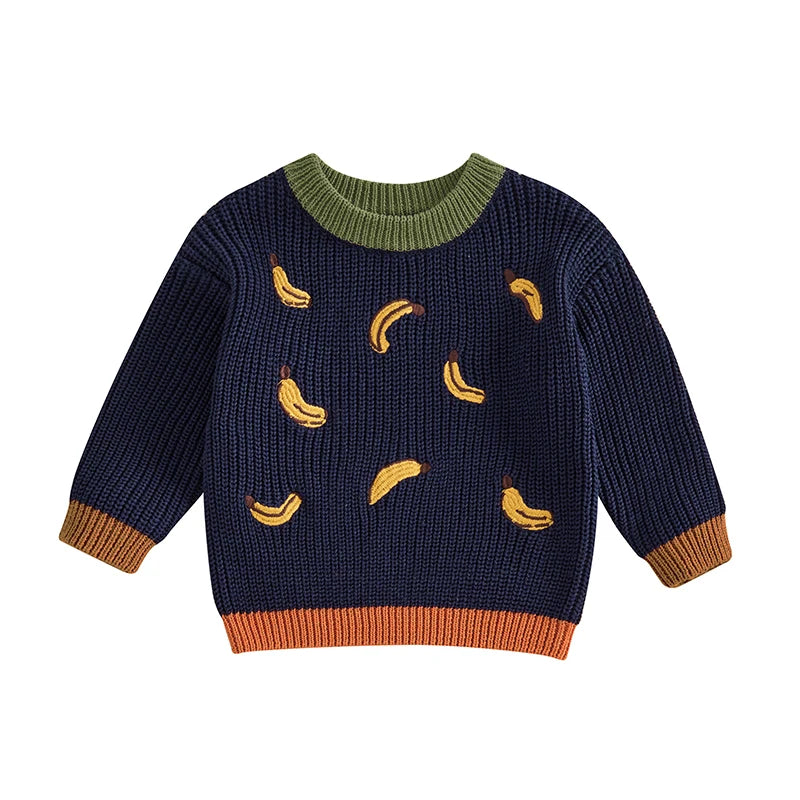 Marcos Cute Toddler Cable Knit Sweater