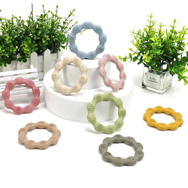 Baby Teether Health Care Molar Toy Tactile Cognition Food Grade Silicone