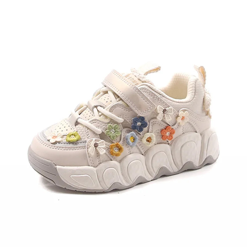 Fashion Leather Sneakers for Girls Children Casual Sports