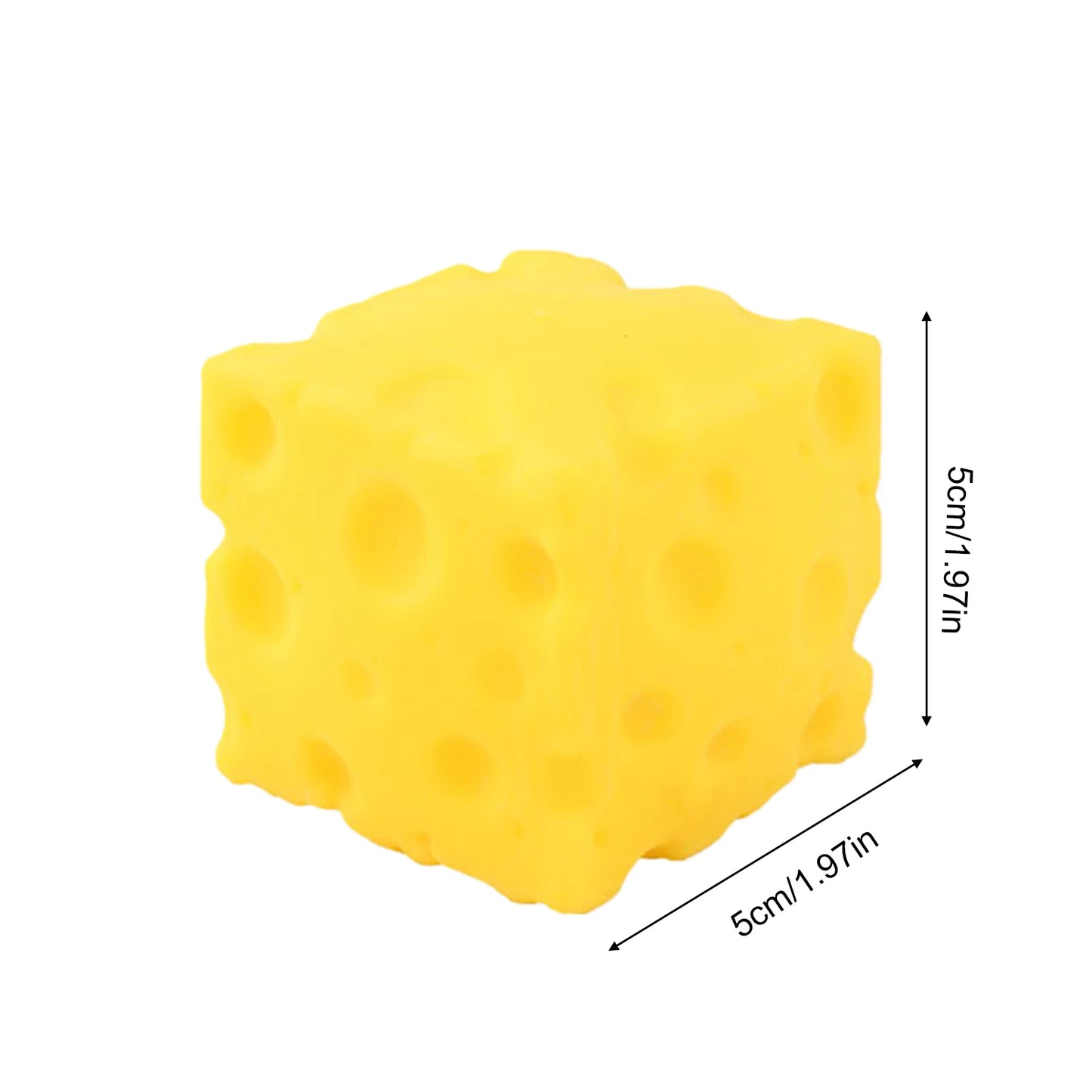 Squishy Cheese Cube Squeeze Toys Soft Butter Cheese Fidget Toy Slow Rebound Push Stress Relief Sensory Toy Stress Relief