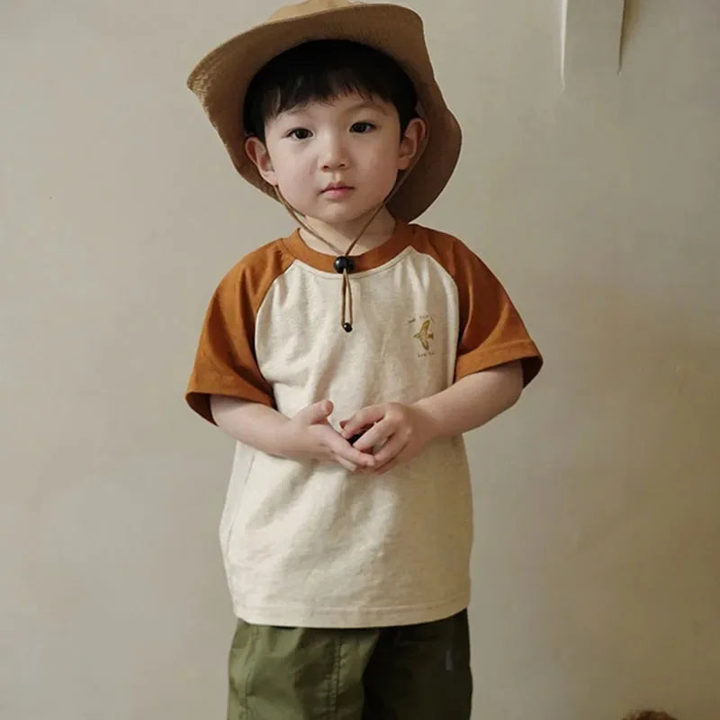 Pedro Raglan Spliced Sleeve Boys Tees