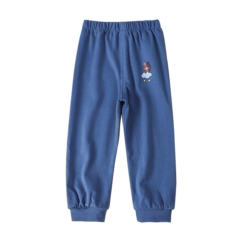 Casual Cotton Soft Color Loose Bloomer Comfortable Length Trousers