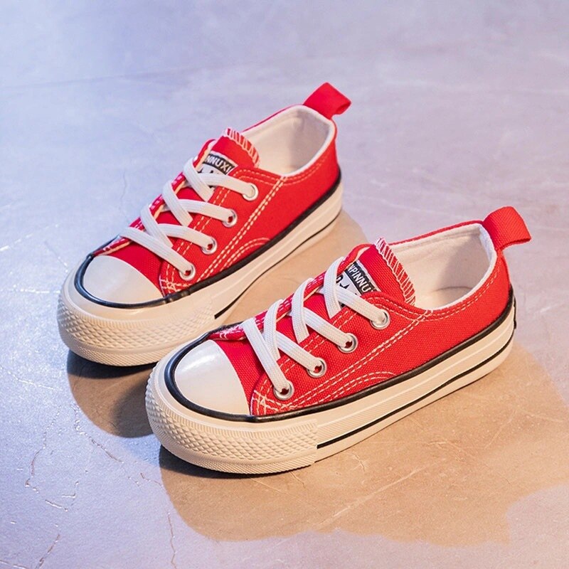 Color Canvas Shoes Children Casual Lace New Boys