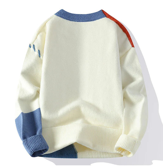 Mario Round Neck Loose Ins knit Sweater - GuGuTon baby store - Baby Fashion - Toddlers Outfits - Babies Outfits - Toddler Clothes - Kids Clothing - Newborn Clothes - Newborn Wear - Kids Wear - Trending Clothes - Trending Outfits - Fall Fashion - Winter Fashion - Girls Clothes - Boys Clothes - Babies Wear - Kids Accessories - KidsWear - Summer Clothes - Summer Fashion - Summer Trend - Falls Sweaters - Tops - Bottom - Jeans - Blouse - Dresses - Newborn Dresses - Toys